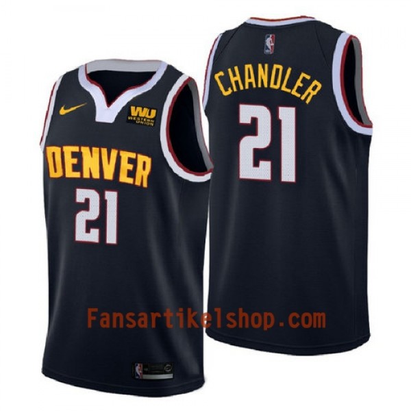 Denver Nuggets Trikot Wilson Chandler 21 2018-2019 Nike Navy Swingman - Herren Denver Nuggets Trikot Wilson Chandler 21 2018-2019 Nike Navy Swingman - Herren